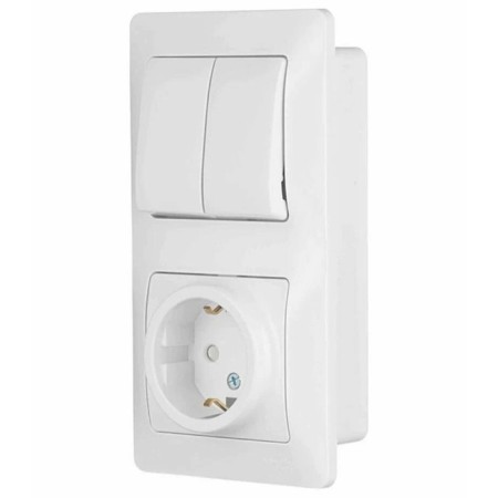 Block combined Gloss Sche GSL000174 Roset 2 keys, white color-1
