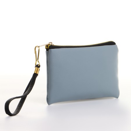 Women's wallet with lightning, gray color