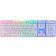 Keyboard Defender Dark White GK-172, Game, Wending, Lighting, 104 Key, USB, White