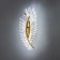 Bra "Wings" LED 24W 3000-6000K gold 50x20x15cm