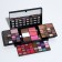 Professional set for makeup (eyelid shadows, lip gloss, blush, correctors)