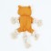 Textile toy with a rope "Kote" with a squeak, rustling, 26 x 28 cm