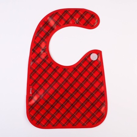 New Year's bib for “Best baby”, waterproof on Velcro, with a pocket, gift packaging, crumb I-6
