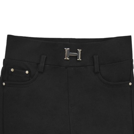 Pants for girls, height 164 cm, black color-2