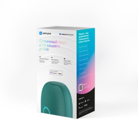 Smart column VK capsule (MRC01GR), voice assistant Maroussia, 30 W, Wi-Fi, BT 5.0, green-10