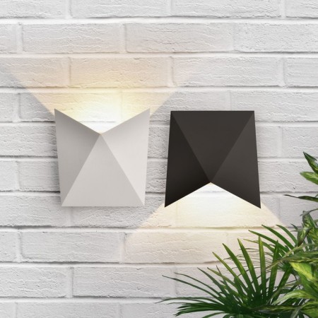 Wall lamp Elektrostandard, Batterfly LED 9 W, 75x170x170 mm, IP54, Black Color Black-2