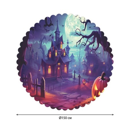 The tablecloth "The mysterious night", round, Saten, d = 150 cm-1