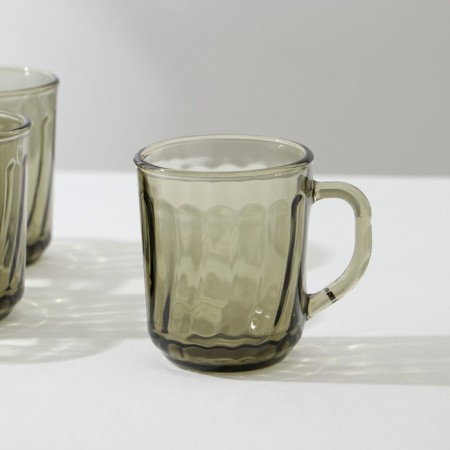 Elica table set, 44 items, glass, haze-14