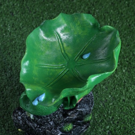 Garden figure "Frogs on a stone-tablet" 20x17x29cm-1