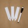 Garden tags for marking, 10 cm, set 20 pcs., Marker, plastic, white, Greengo