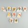 Set of stickers "March 8", 5 x 5 cm