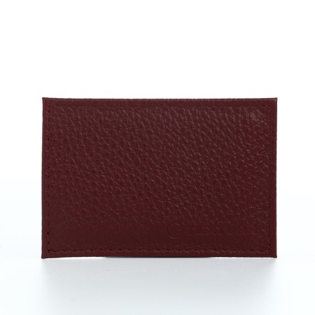 Cardholder, Textura, Burgundy Color