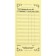 The self-digging "restaurant account" Calligrata, 97x200 mm, 2-layer, 50 copies, colored