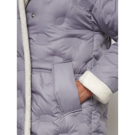 Coat insulated winter female, size 54, color gray-13