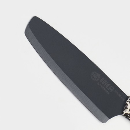 Kitchen knife Samura Inca, Nakiri, blade 16.5 cm, black zirconium ceramics-2