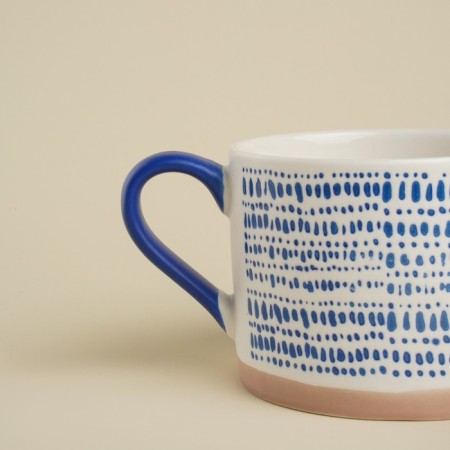 Porcelain mug SL Home "Scandy", 450 ml, white color-3