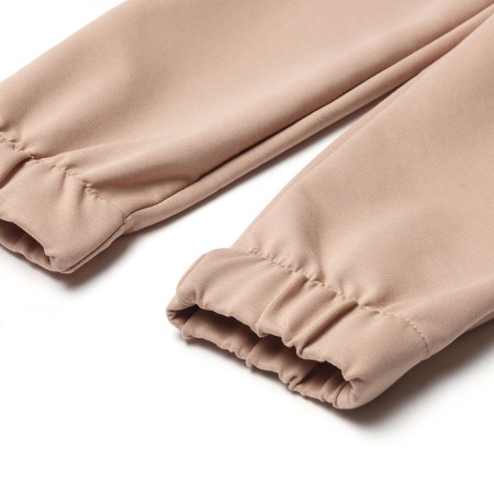 Costume (sweatshirt and trousers) children's minku, beige color, height 152 cm-7