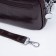 Cross-Bodi bag with zipper, burgundy color