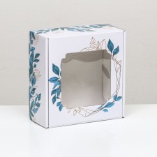 Self -charged box, with a window, 
