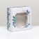 Self -charged box, with a window, "Flowers Dance" 19 x 19 x 9 cm set 5 pcs