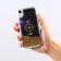 IPhone XR phone case with sparkles inside Stars, 7.6 × 15.1 cm