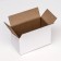 The box is folding, white, 25 x 15 x 15 cm