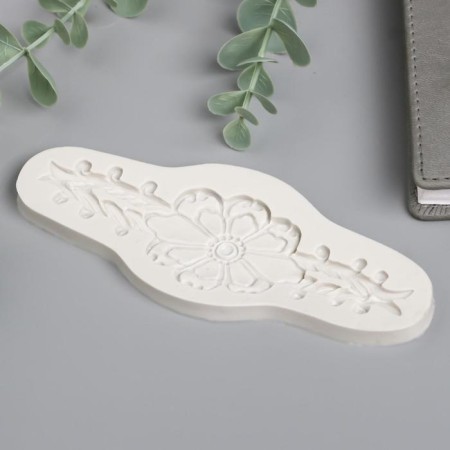 Mold Silicon "Pattern - Flower" 5.9x14.4 cm-1