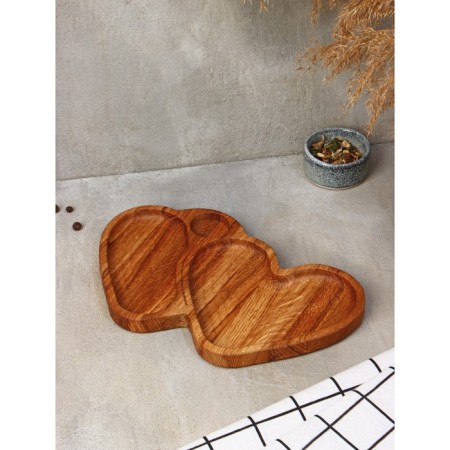 Menzhitsa "Jel", 27.5 × 17.5 × 2 cm, 3 sections, oak-3