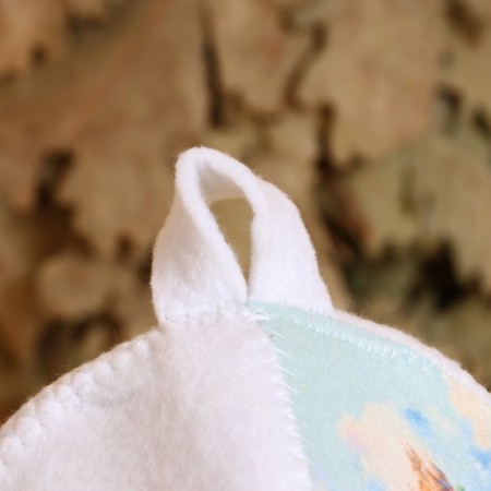Bath cap with a children's print "Angel"-2