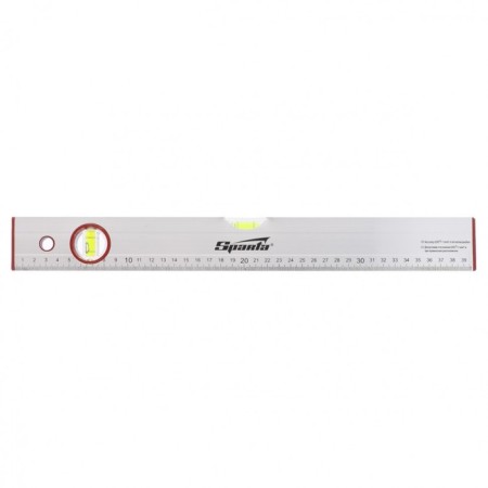 Aluminum level SPARTA 35104, 2 eye, ruler, 400 mm