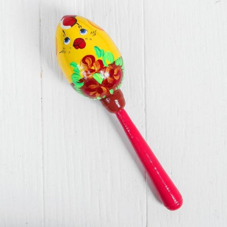 Ratchet "Marakas wooden" mix, length - 20 cm-3