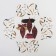 Folding box "Happiness in the New Year", 15 x 15 x 7 cm, New Year