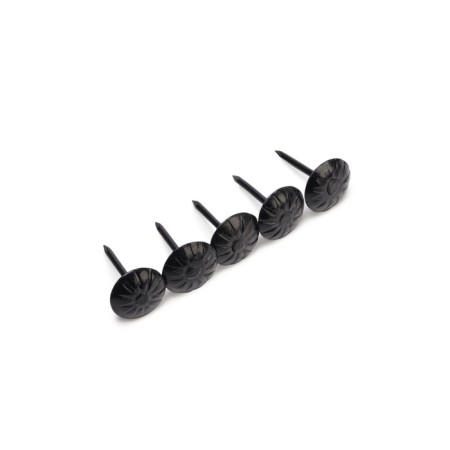 Tundra nails, decorative, textured, 11x16 mm, black, 100 pcs-10