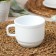 Avvir mug "Grace", 250 ml, glass ceramics, white color