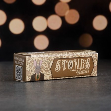 Stones for whiskey "hare", natural steat, 4 pcs-2