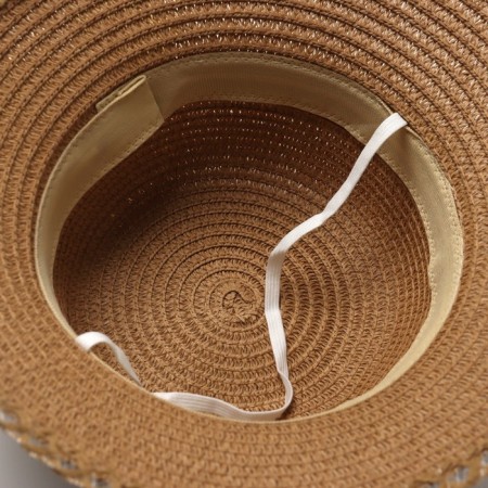 Hat for the girl "Princess" Minaku, rn 52, central-brown-4