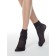 Women's socks with a compacted eye Elegant Tension Soft 40, size 23-25, color Nero