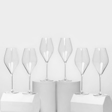 Set of glass for the wine Swan, 560 ml, crystal glass, 6 pcs