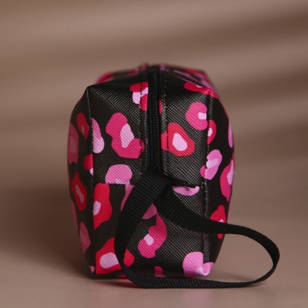 Happy cosmetic bag, artificial leather, 9x15x5.5-3
