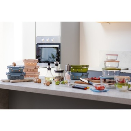 Container for baking, storage and carrying of products in the Smart Solutions cover, beige color, 370 ml-6