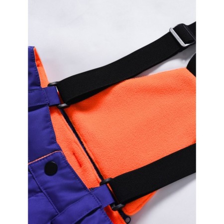 Ski costume for a boy, height 134 cm, orange color-15