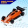 Metal machine "Automir", a set of 10 pcs.