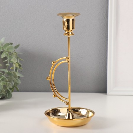 Summary Metal for 1 candle "Balls on the arc" D-2 cm 10.5x10.5x23 cm-2