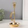 Summary Metal for 1 candle "Balls on the arc" D-2 cm 10.5x10.5x23 cm