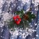 Decor "Winter charm" bump with berries of hook 19 cm