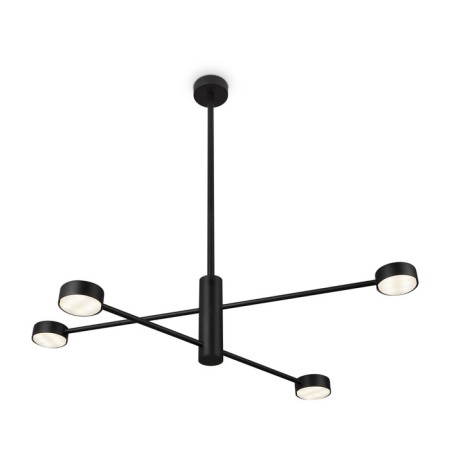 Freya FR5363CL-04B TACTIC, 845x845x775 mm ceiling lamp, GX53, 4x32W, black color-1