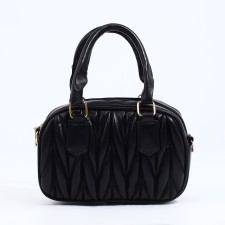 Bag Cross-Bodi with a zipper, black color
