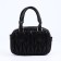 Bag Cross-Bodi with a zipper, black color