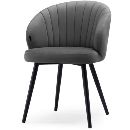 Banbu Velutto 32 Metal/velor, black/gray 54x50x76 cm-5
