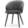 Banbu Velutto 32 Metal/velor, black/gray 54x50x76 cm